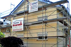 Vor der Fassadengestaltung